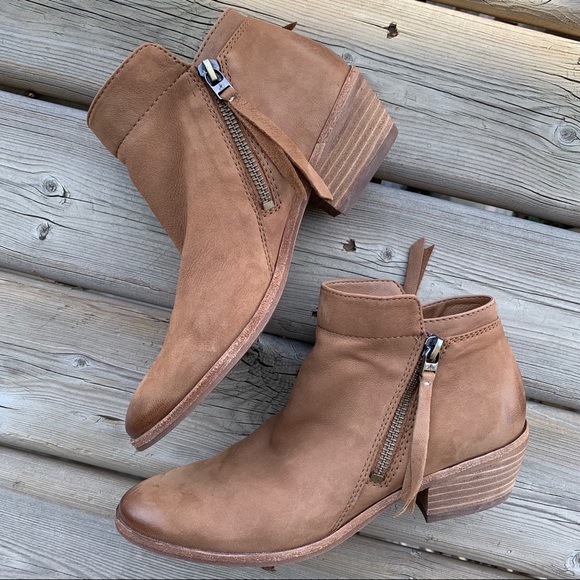 SAM EDELMAN Packer Leather Booties NWOT - Picture 1 of 8